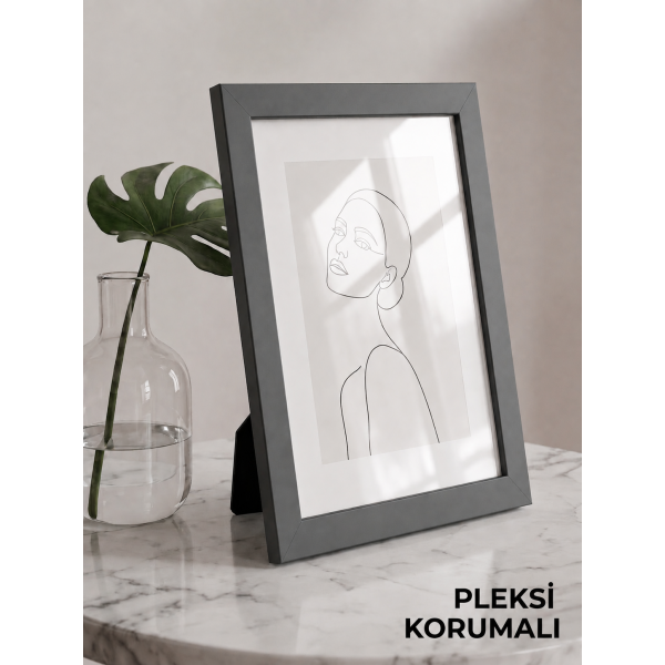 15x21 cm Antrasit Fotoğraf Çerçevesi 